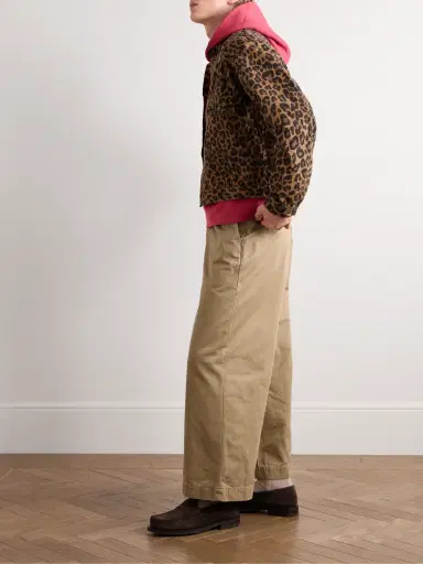 KAPITAL Leopard-Print Brushed Cotton-Blend Twill Jacket - Men | Thumbnail 2