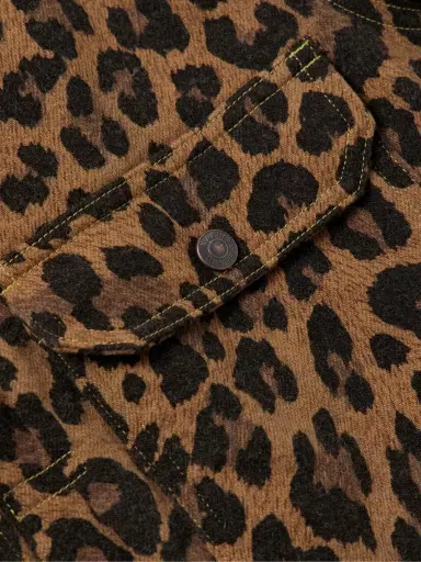 KAPITAL Leopard-Print Brushed Cotton-Blend Twill Jacket - Men | Thumbnail 5