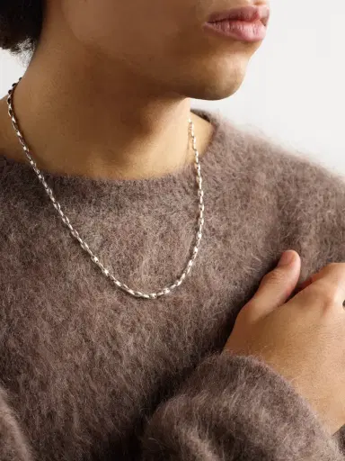 M. COHEN Neo Sterling Silver Chain Necklace - Men | Thumbnail 2