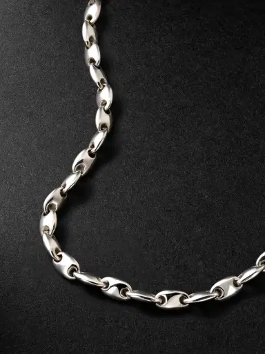 M. COHEN Neo Sterling Silver Chain Necklace - Men | Thumbnail 4