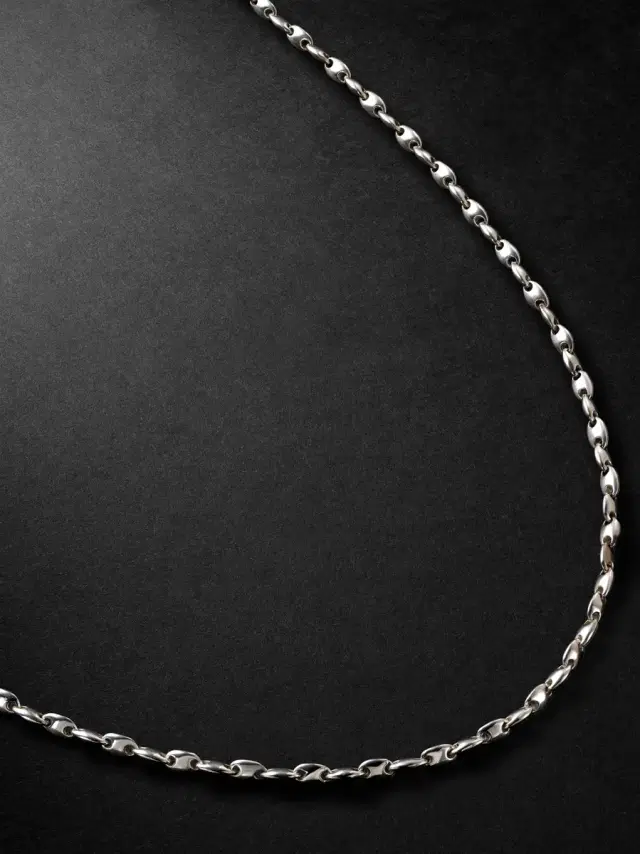 M. COHEN Neo Sterling Silver Chain Necklace - Men