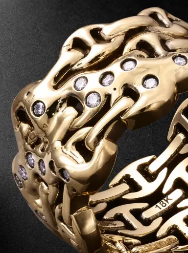 Hoorsenbuhs Sacred Melted Series 18-Karat Gold Diamond Ring - Men | Thumbnail 4 Hoorsenbuhs Sacred Melted Series 18-Karat Gold Diamond Ring - Men | Thumbnail 4