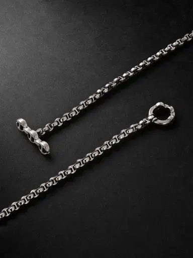 Hoorsenbuhs Micro Open-Link™ Sterling Silver Chain Necklace - Men | Thumbnail 3 Hoorsenbuhs Micro Open-Link™ Sterling Silver Chain Necklace - Men | Thumbnail 3