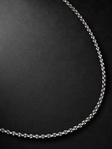 Hoorsenbuhs Micro Open-Link™ Sterling Silver Chain Necklace - Men | Thumbnail 1 Hoorsenbuhs Micro Open-Link™ Sterling Silver Chain Necklace - Men | Thumbnail 1