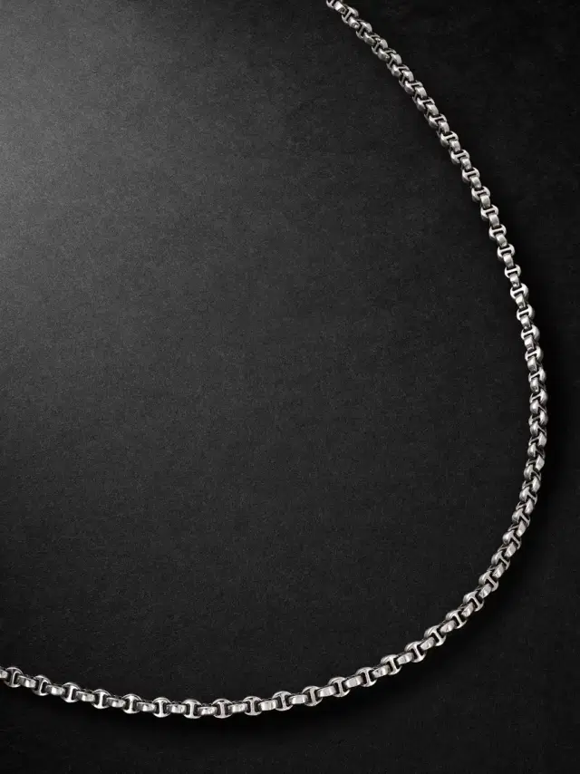 Hoorsenbuhs Micro Open-Link™ Sterling Silver Chain Necklace - Men