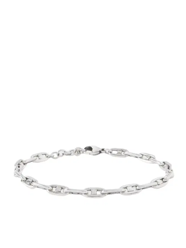 Silver-Tone Chain Bracelet - Men