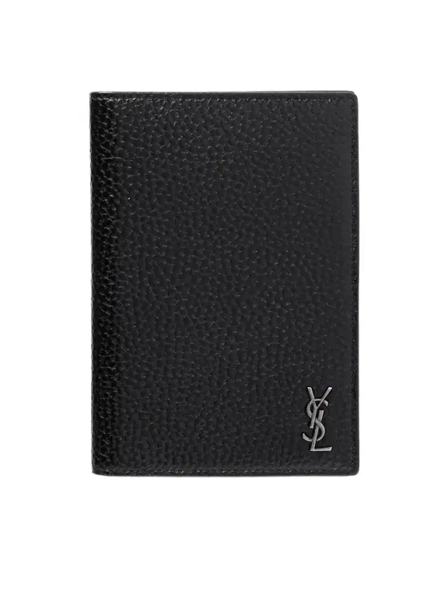 Cassandre Logo-Embellished Full-Grain Leather Passport Holder - Men
