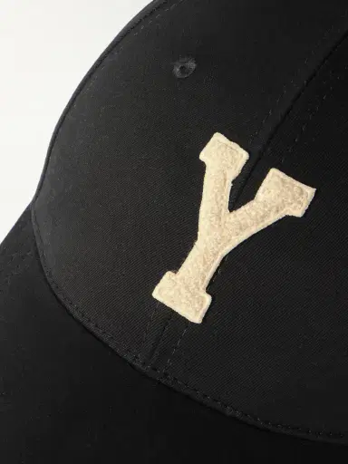Saint Laurent Logo-Appliquéd Cotton-Twill Baseball Cap - Men | Thumbnail 4 Saint Laurent Logo-Appliquéd Cotton-Twill Baseball Cap - Men | Thumbnail 4