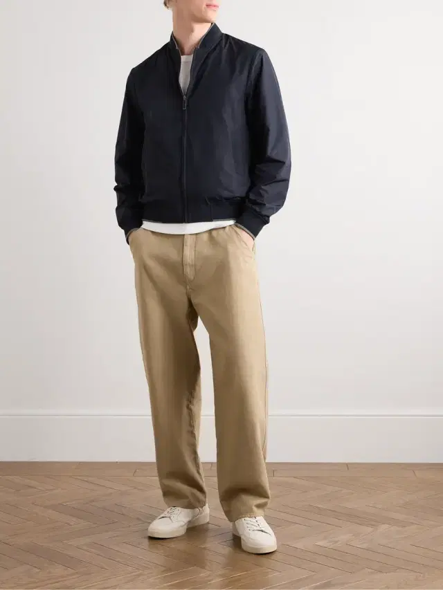 Reversible Shell Bomber Jacket - Men