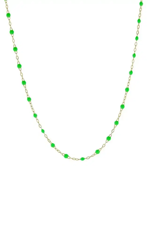 Gigi Clozeau Classic Gigi Necklace - 16.5in - Neon