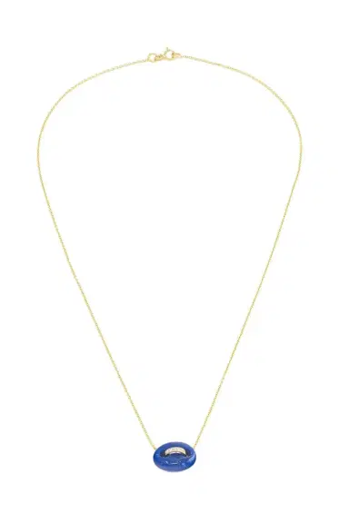 Jenna Blake Lapis Mini Mariner Link Pendant Necklace | Thumbnail 1 Jenna Blake Lapis Mini Mariner Link Pendant Necklace | Thumbnail 1