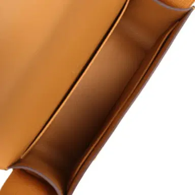 HERMÈS Hermes Geta Caramel Chevre Mysore Gold Hardware | Thumbnail 7