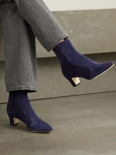 Manolo Blahnik Myconia 50 Suede Ankle Boots | Thumbnail 2 Manolo Blahnik Myconia 50 Suede Ankle Boots | Thumbnail 2