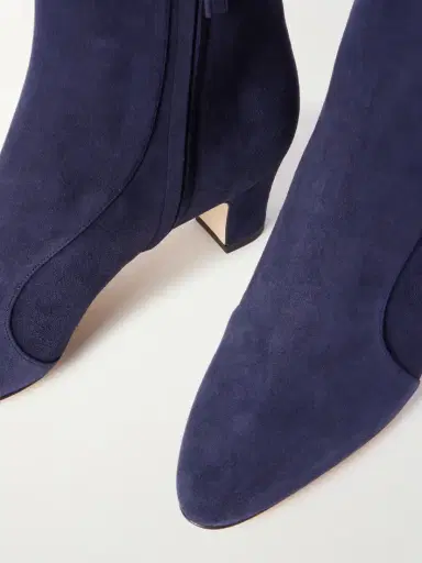 Manolo Blahnik Myconia 50 Suede Ankle Boots | Thumbnail 4 Manolo Blahnik Myconia 50 Suede Ankle Boots | Thumbnail 4