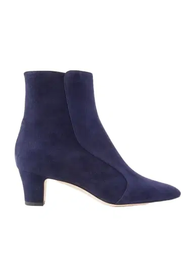 Manolo Blahnik Myconia 50 Suede Ankle Boots | Thumbnail 1 Manolo Blahnik Myconia 50 Suede Ankle Boots | Thumbnail 1