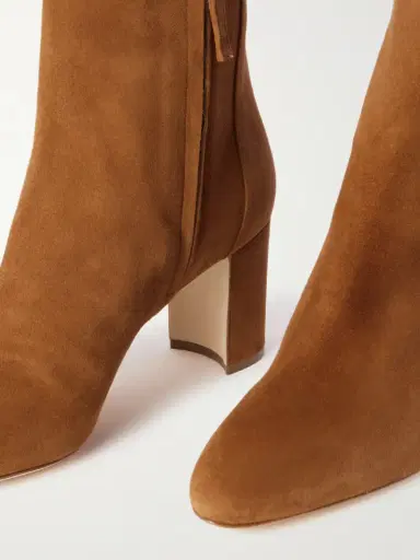 Manolo Blahnik Rosie 70 Suede Ankle Boots | Thumbnail 4 Manolo Blahnik Rosie 70 Suede Ankle Boots | Thumbnail 4