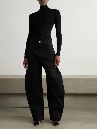 Alaïa Open-knit Turtleneck Bodysuit | Thumbnail 2 Alaïa Open-knit Turtleneck Bodysuit | Thumbnail 2