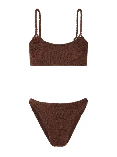 Hunza G Phoebe Metallic Seersucker Bikini | Thumbnail 1