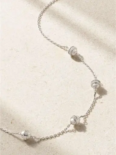 L’Atelier Nawbar The 5 Dots 18-karat White Gold Diamond Necklace | Thumbnail 4 L’Atelier Nawbar The 5 Dots 18-karat White Gold Diamond Necklace | Thumbnail 4