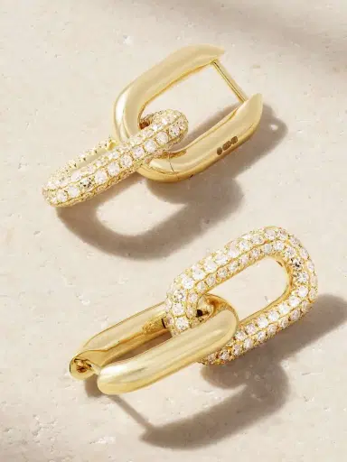 SHAY 18-karat Gold Diamond Earrings | Thumbnail 3 SHAY 18-karat Gold Diamond Earrings | Thumbnail 3