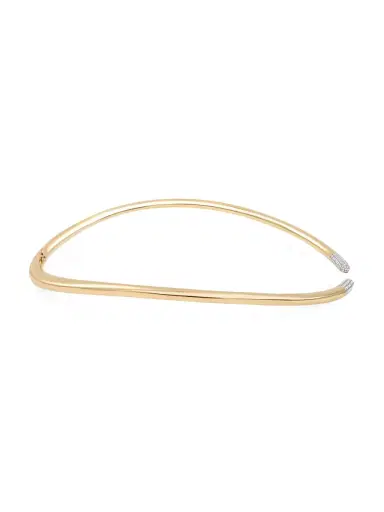 Rainbow K Women's Tube 14K Yellow Gold & 1.5 TCW Diamond Necklace - Gold | Thumbnail 1