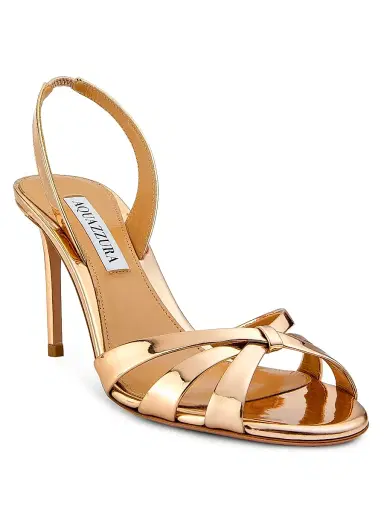 Aquazzura Women's Tati 85MM Slingback Sandals | Thumbnail 2