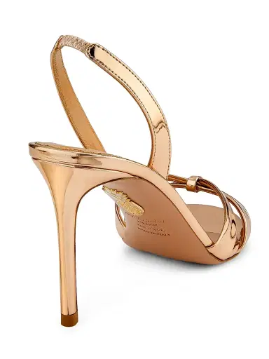 Aquazzura Women's Tati 85MM Slingback Sandals | Thumbnail 3