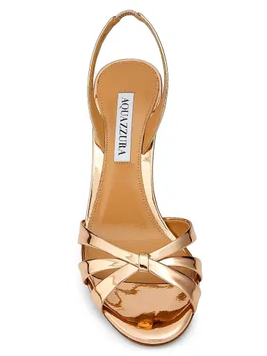 Aquazzura Women's Tati 85MM Slingback Sandals | Thumbnail 4