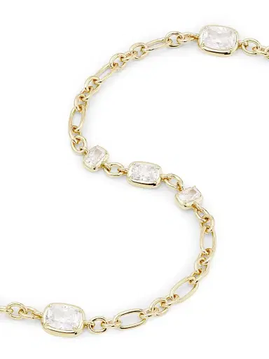 Adriana Orsini Women's Cabrete 18K-Gold-Plated & Cubic Zirconia Station Necklace - Gold | Thumbnail 3 Adriana Orsini Women's Cabrete 18K-Gold-Plated & Cubic Zirconia Station Necklace - Gold | Thumbnail 3