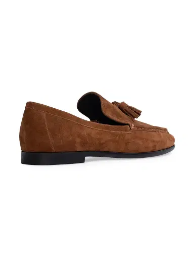 Black Suede Studio Women's Finn Suede Loafers - Tobacco Suede | Thumbnail 4 Black Suede Studio Women's Finn Suede Loafers - Tobacco Suede | Thumbnail 4