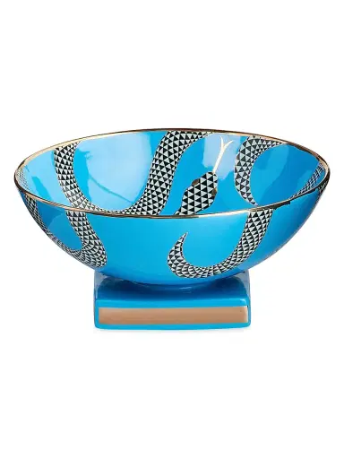 Jonathan Adler Eden Porcelain Bowl - Blue | Thumbnail 2
