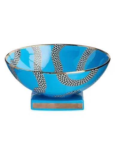 Jonathan Adler Eden Porcelain Bowl - Blue | Thumbnail 1