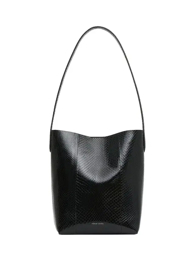Mansur Gavriel Women's Mini Everyday Cabas Watersnake Shoulder Bag - Black