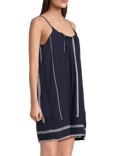 Lemlem Women's Zina Cotton Scoopneck Minidress | Thumbnail 4 Lemlem Women's Zina Cotton Scoopneck Minidress | Thumbnail 4