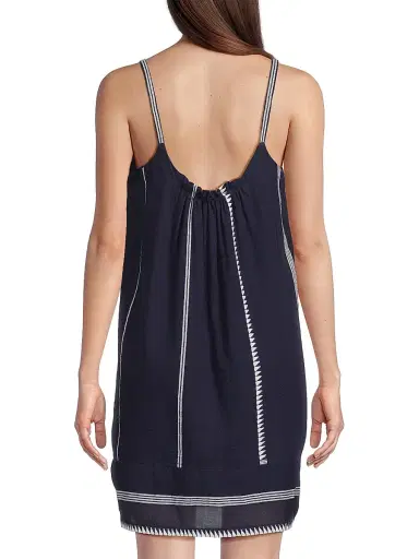 Lemlem Women's Zina Cotton Scoopneck Minidress | Thumbnail 5 Lemlem Women's Zina Cotton Scoopneck Minidress | Thumbnail 5