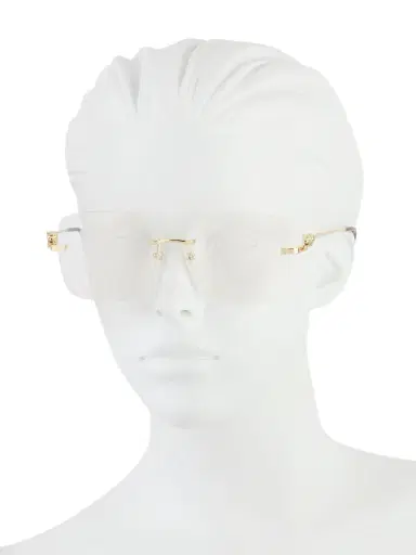 Cartier Women's Panthère Classic 24-Carat Gold 60MM Square Sunglasses - Gold | Thumbnail 3 Cartier Women's Panthère Classic 24-Carat Gold 60MM Square Sunglasses - Gold | Thumbnail 3