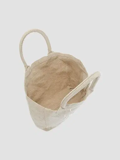 Isabel Marant Women's Small Yenky Logo Tote - Beige | Thumbnail 3