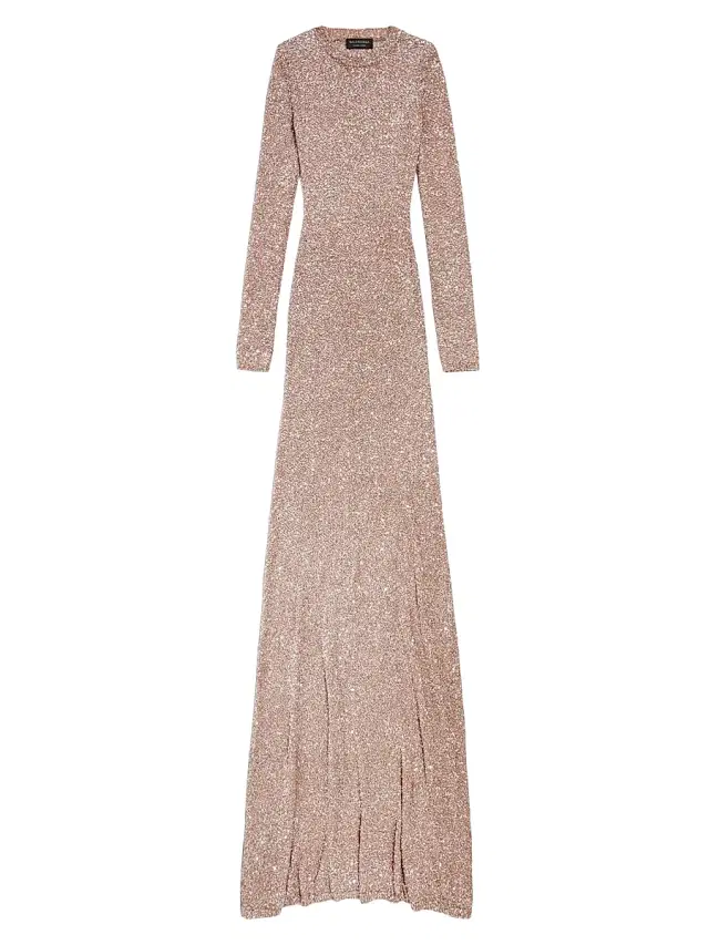 Balenciaga Women's Maxi Dress - Brown