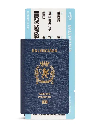 Balenciaga Men's Passport Long Wallet 1 Ticket | Thumbnail 1 Balenciaga Men's Passport Long Wallet 1 Ticket | Thumbnail 1