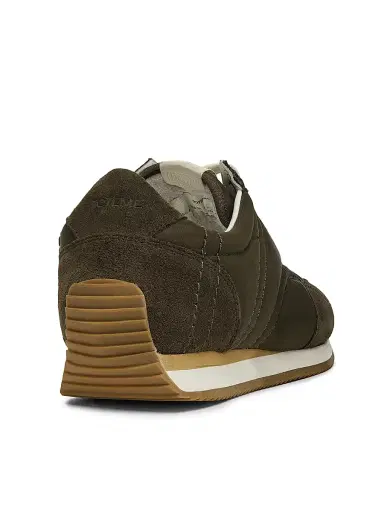 TOTEME Women's Sport Low-Top Sneakers - Dark Olive - Size 6 | Thumbnail 3 TOTEME Women's Sport Low-Top Sneakers - Dark Olive - Size 6 | Thumbnail 3