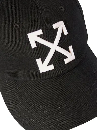 Off-White Men's Drill Bookish Baseball Cap - Black White | Thumbnail 3 Off-White Men's Drill Bookish Baseball Cap - Black White | Thumbnail 3