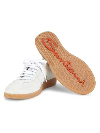 Santoni Men's Oly Calfskin Sneakers | Thumbnail 6 Santoni Men's Oly Calfskin Sneakers | Thumbnail 6