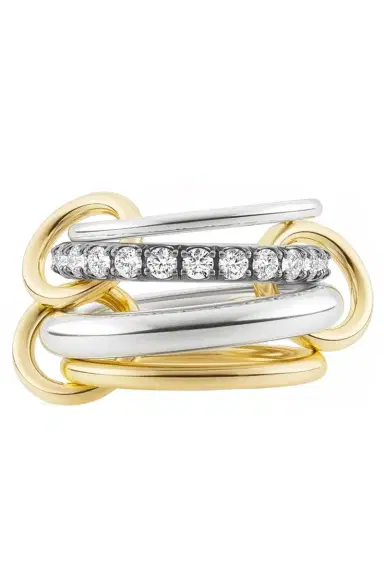 Spinelli Kilcollin Janssen SG Diamond Four Link Rings | Thumbnail 1 Spinelli Kilcollin Janssen SG Diamond Four Link Rings | Thumbnail 1