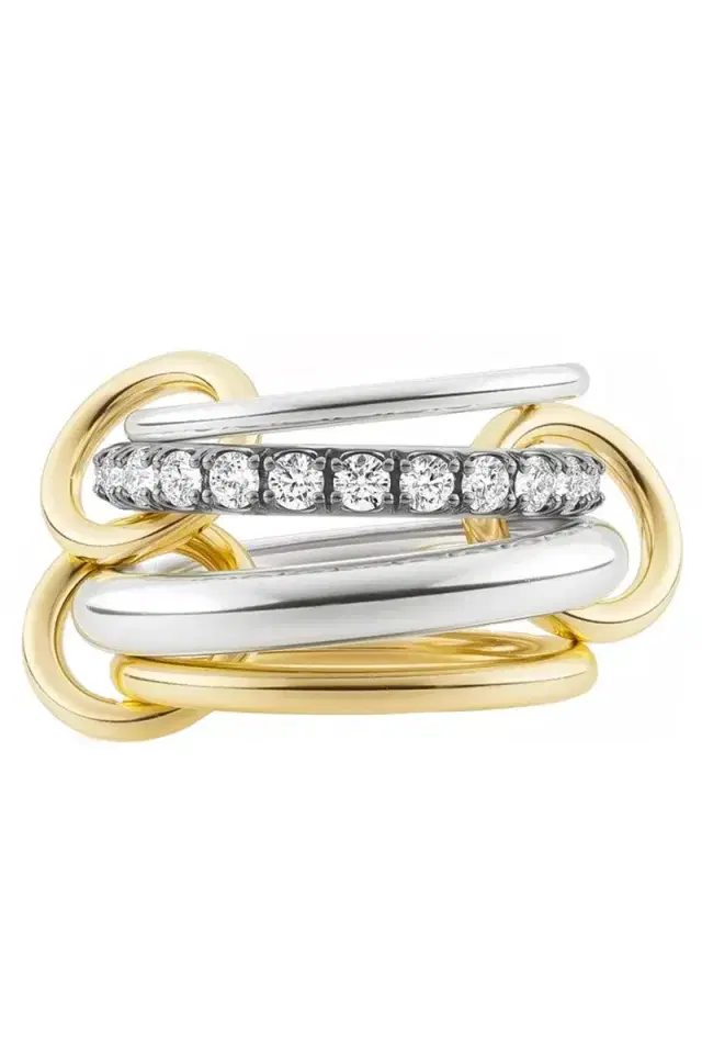 Janssen SG Diamond Four Link Rings