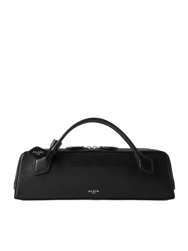 Alaïa Le Teckel Textured-leather Tote