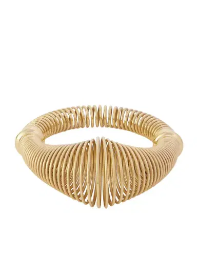 Alaïa Spiral Gold-tone Bracelet | Thumbnail 1
