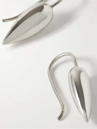 Sophie Buhai Tiny Spear Silver Earrings | Thumbnail 3