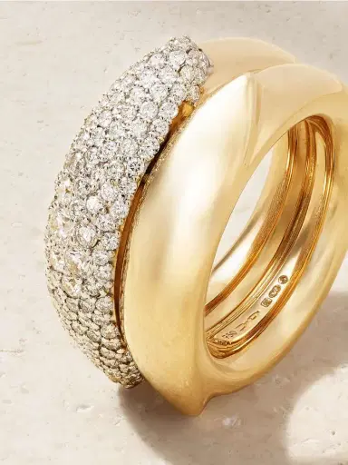 Uniform Object Shard 18-karat Gold Diamond Ring | Thumbnail 4 Uniform Object Shard 18-karat Gold Diamond Ring | Thumbnail 4