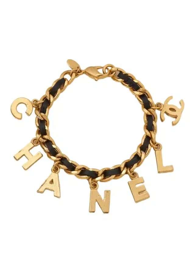 plated And Leather Bracelet