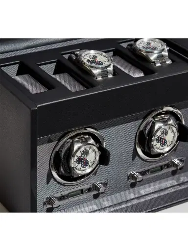 Wolf Viceroy Triple Watch Winder - Black | Thumbnail 4